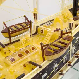 The amber ship "Bark Kruzenstern"