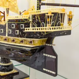 The amber ship "Bark Kruzenstern"