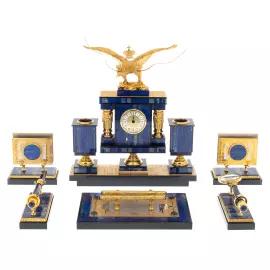 Письменный набор из лазурита "Орёл" Златоуст