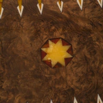 Backgammon from walnut root and amber "Luna" from the collection "Legends of the East"