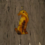 Karelian birch and amber backgammon "Wolf" from the collection "Legends of the World"