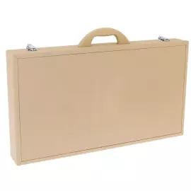 Нарды из карельской березы и янтаря "Волк" из коллекции "Легенды мира"