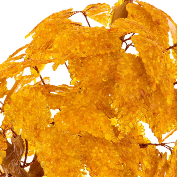 Souvenir made of amber "Money tree"