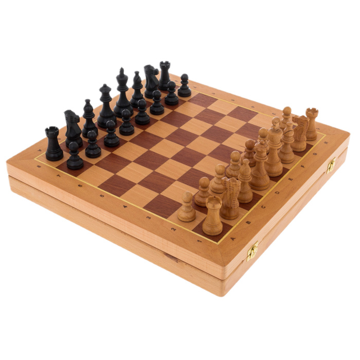 Chess made of beech "Staunton Beech"