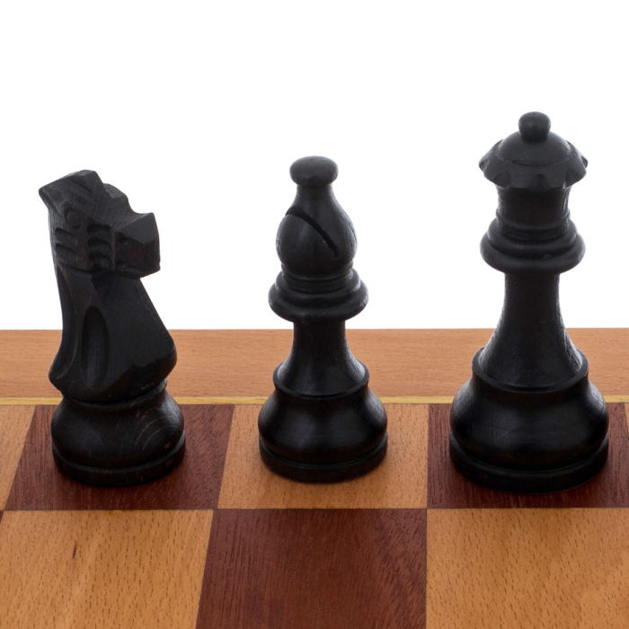 Chess made of beech "Staunton Beech"