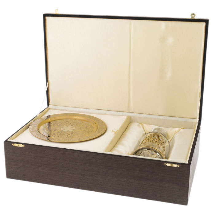 Motif vodka set for 6 persons, Zlatoust