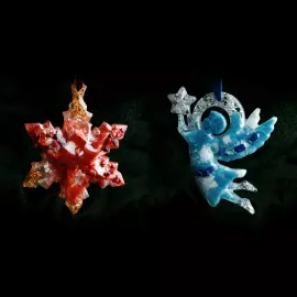 Набор ёлочных игрушек "Праздничный" коллекции "Рождественская" форма и цвет на выбор, 2шт