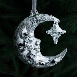 Set of Christmas tree toys "Festive" collection "Christmas" shape and color to choose from, 3 pcs