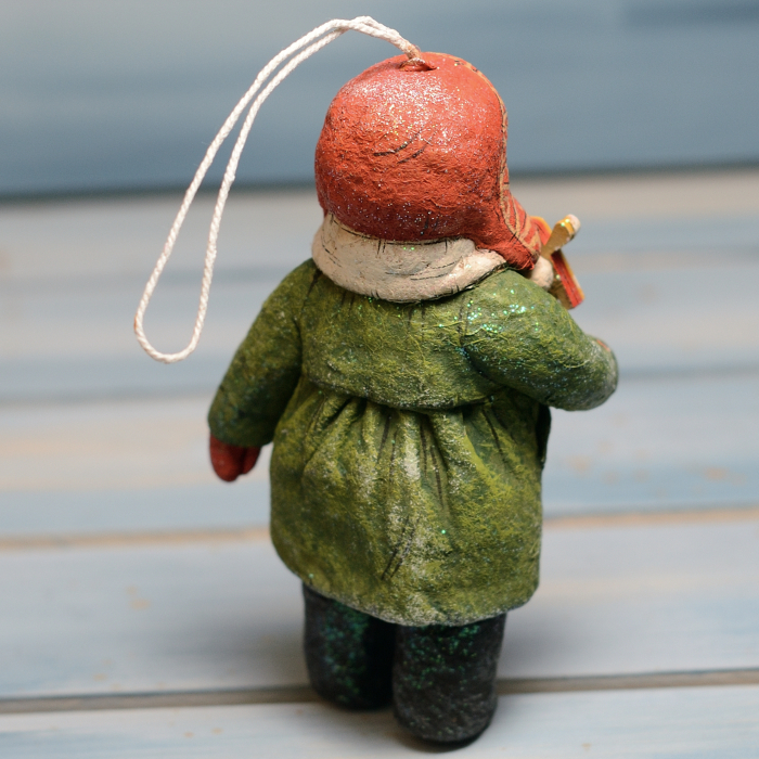 Collectible Christmas tree toy "Jan with the Nutcracker" from the collection "XIX century"
