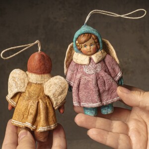Collectible Christmas tree toy "Angel" from the collection "New Year"