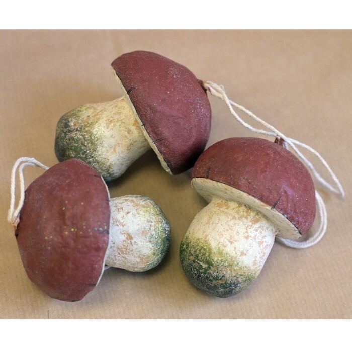 Collectible Christmas tree toy "Boletus Mushroom" from the "Gifts of Nature" collection