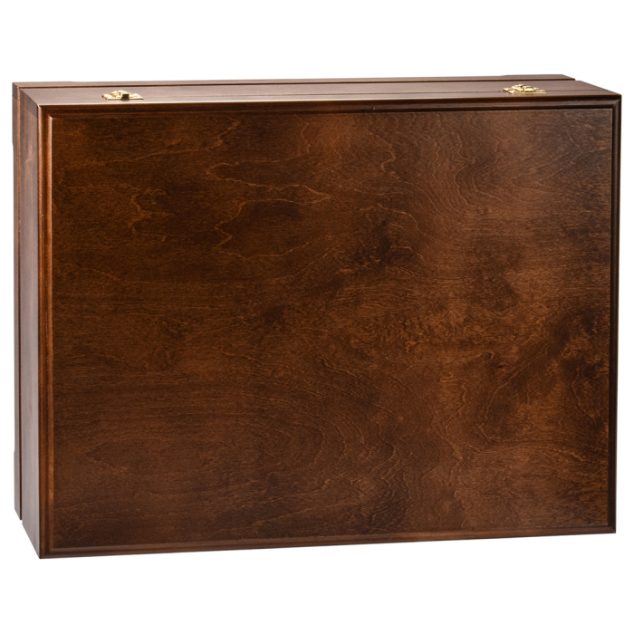 A set for whiskey "Snake. Timeless" with a damask, glasses and glasses, for 6 people, in a casket