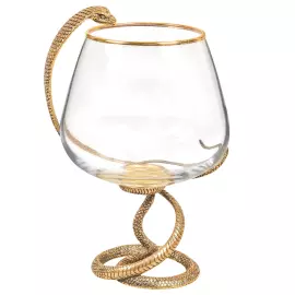 Набор для коньяка "Змея" со штофом и бокалами, на 2 персоны