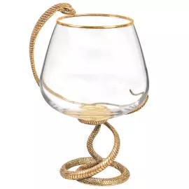 Набор для коньяка "Змея" со штофом и бокалами, на 2 персоны