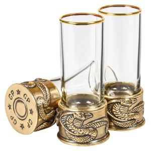 A set of Snake stacks with a figurine, for 3 people, in a box