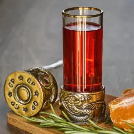 Набор водочный "Змея" со штофом и стопками, на 2 персоны