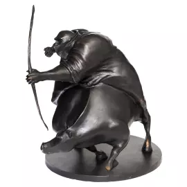 The author's bronze sculpture "Horsemen of the Apocalypse. Phenomenon 1"