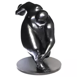 Скульптура из бронзы "Дискобол" с чернением