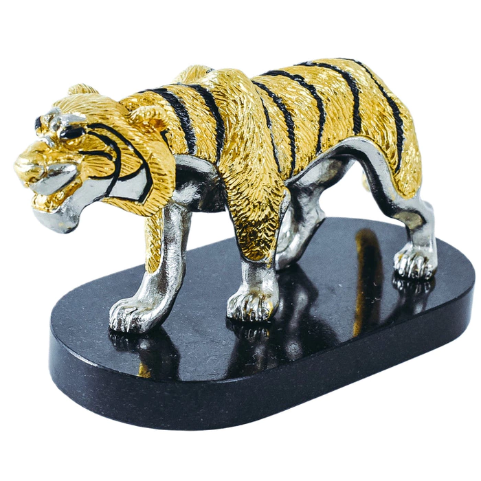 Tiger on a small stand (dolerite)