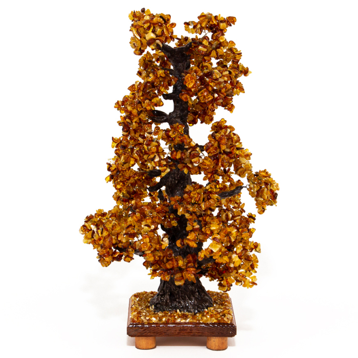 Souvenir made of amber "Money oak"