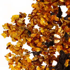 Souvenir made of amber "Money oak"