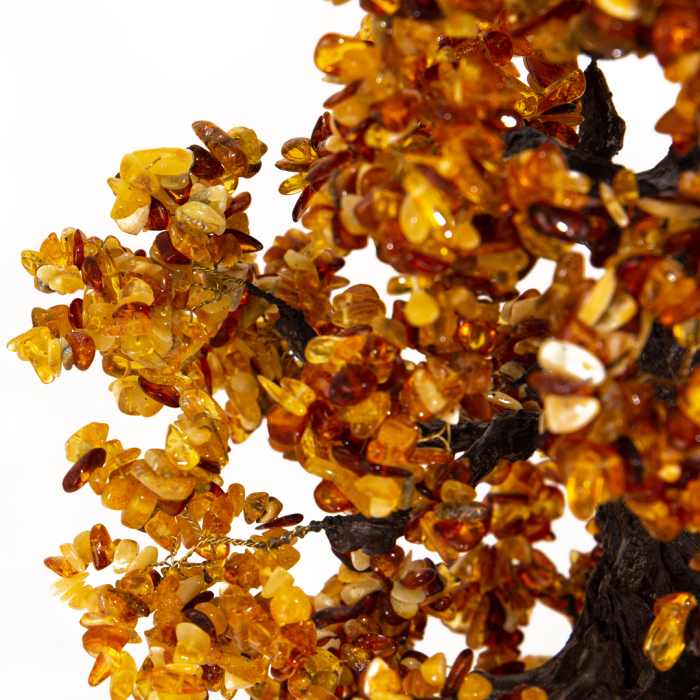 Souvenir made of amber "Money oak"