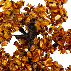 Souvenir made of amber "Money oak"