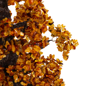 Souvenir made of amber "Money oak"