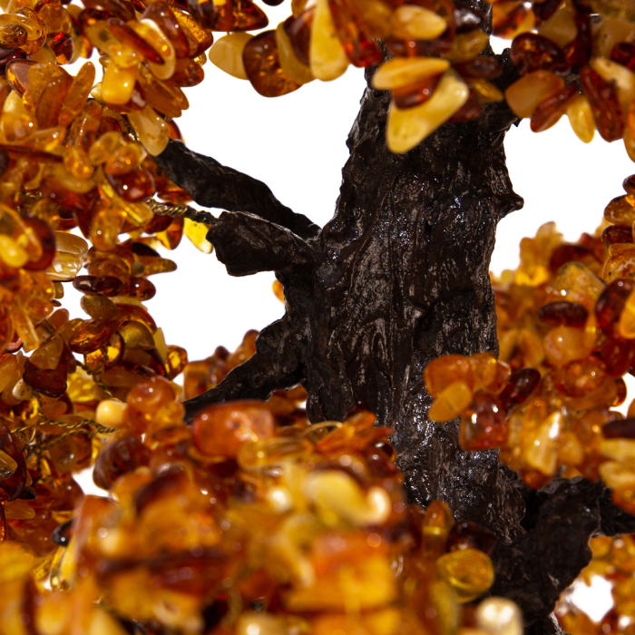 Souvenir made of amber "Money oak"