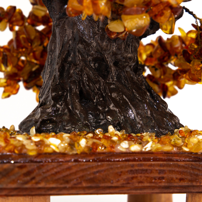 Souvenir made of amber "Money oak"