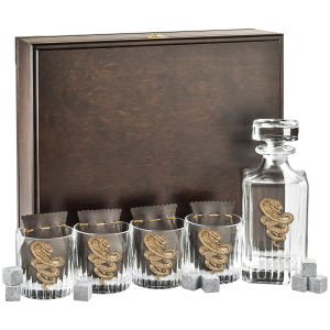 A set of glasses for whiskey "Cobra. Timeless" for 4 people, in a box