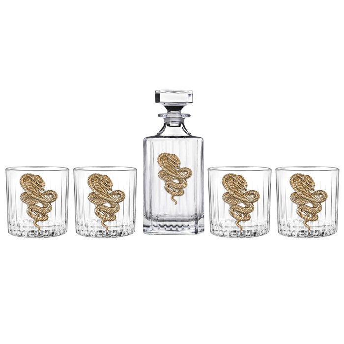 A set of glasses for whiskey "Cobra. Timeless" for 4 people, in a box