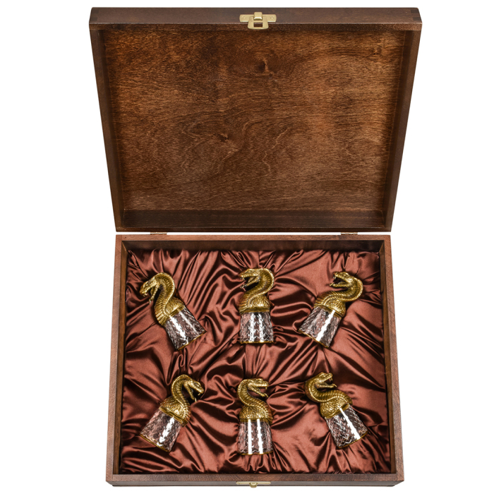 A set of stacks of Snake shifters for 6 people, in a box
