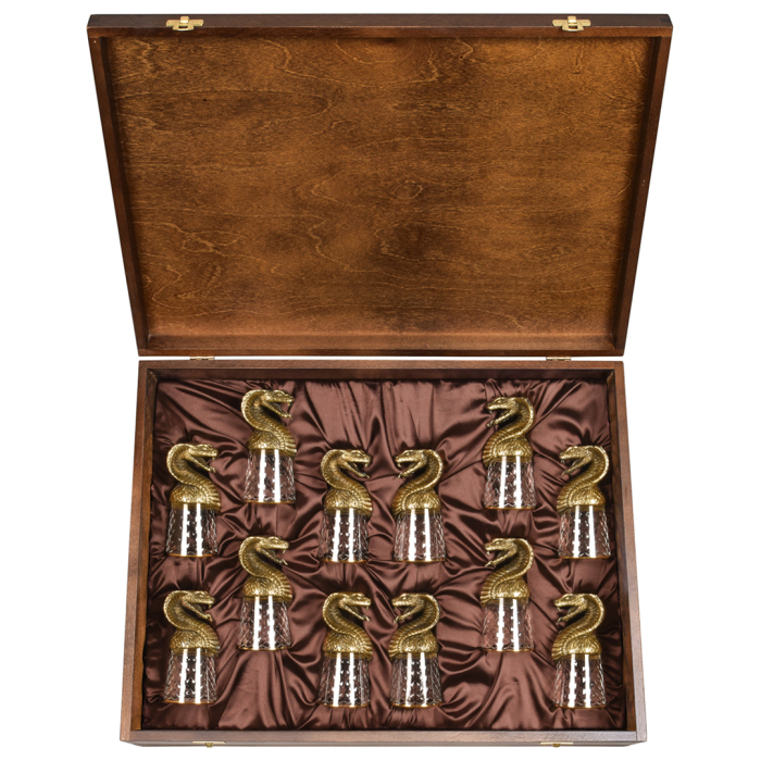 A set of stacks of Snake shifters for 12 people, in a box