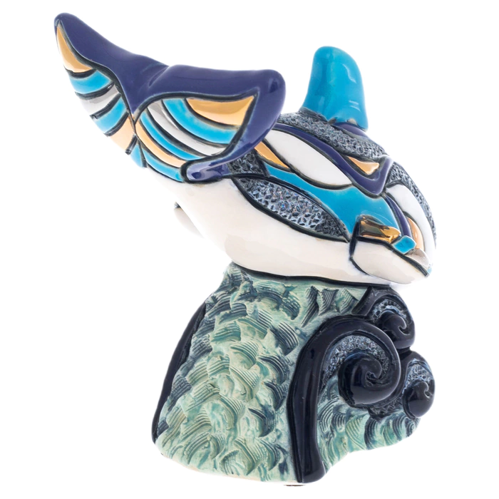 Ceramic figurine "Diving dolphin"