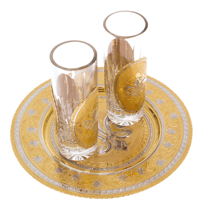 Set for drinks "On a stick" for 2 persons, Zlatoust