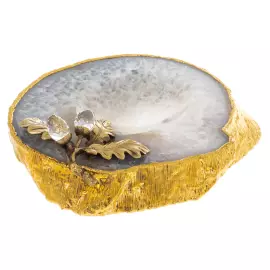 Подставка из агата "Желуди" светлая