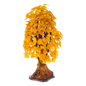 Amber souvenir "Tree of Happiness" large