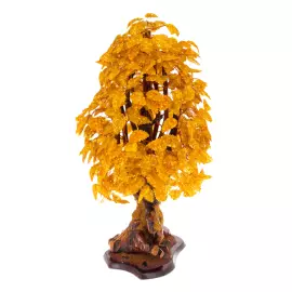 Сувенир из янтаря "Дерево счастья" большое