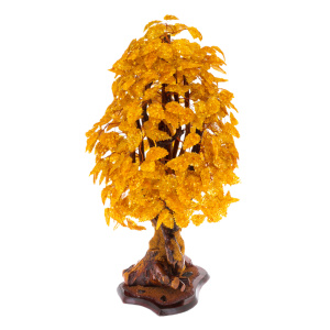 Amber souvenir "Tree of Happiness" large