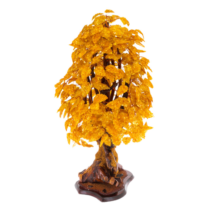 Amber souvenir "Tree of Happiness" large