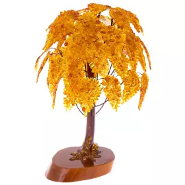 Сувенир из янтаря "Денежное дерево" большое