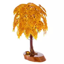 Сувенир из янтаря "Денежное дерево" большое