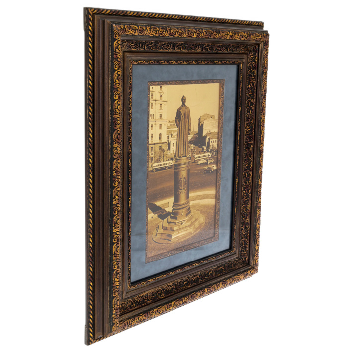 Painting on gold "Felix Dzerzhinsky" in a box