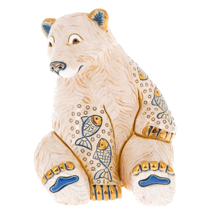 Ceramic statuette "Polar Bear"