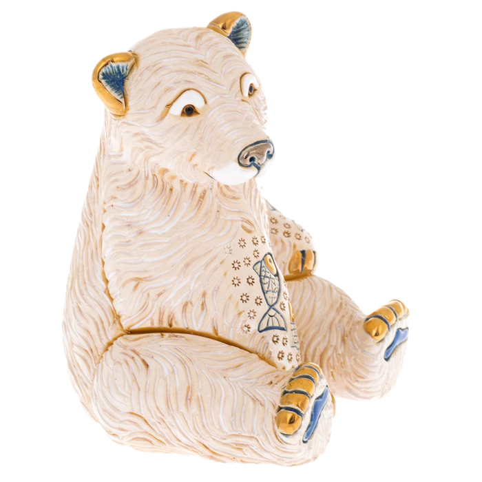 Ceramic statuette "Polar Bear"