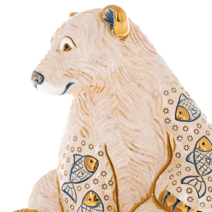 Ceramic statuette "Polar Bear"
