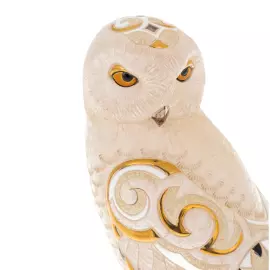 Статуэтка керамическая "Большая сова на книге"