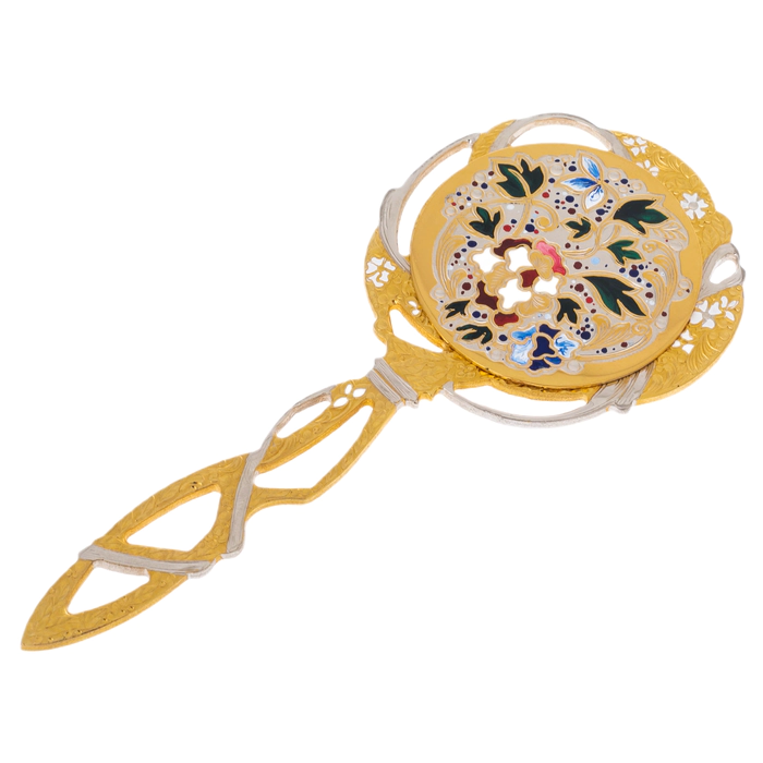 Gift mirror "Bouquet" Zlatoust