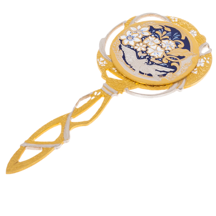 Gift mirror "Golubushki" Zlatoust